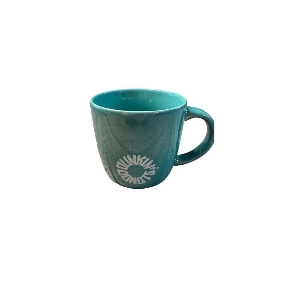 2014 Teal Dunkin Donuts Coffee Cup LN